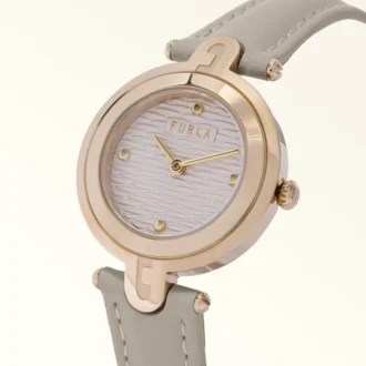 Furla Arch-Bar Uhr mit rundem Gehäuse